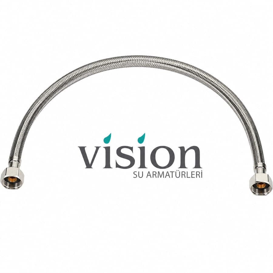 40 CM 1/2" 3/8" YERLİ ÇELİK SU FLEXİ