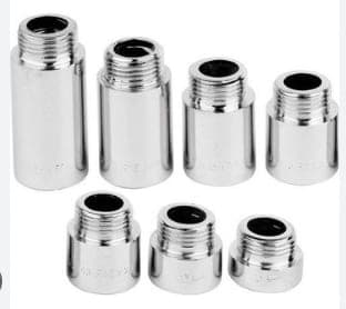 1/2" 4 CM PİRİNÇ KROM UZATMA